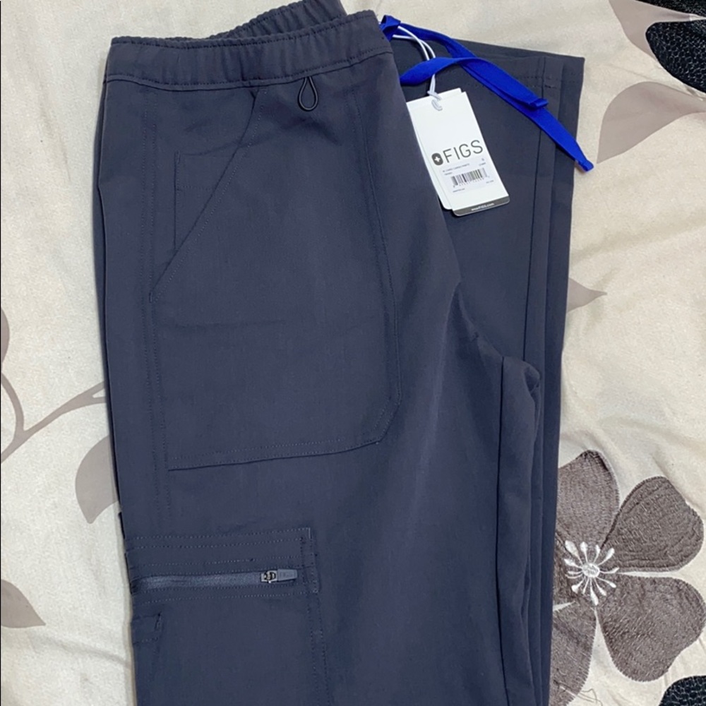 Figs Cairo Scrub Pants Charcoal Small